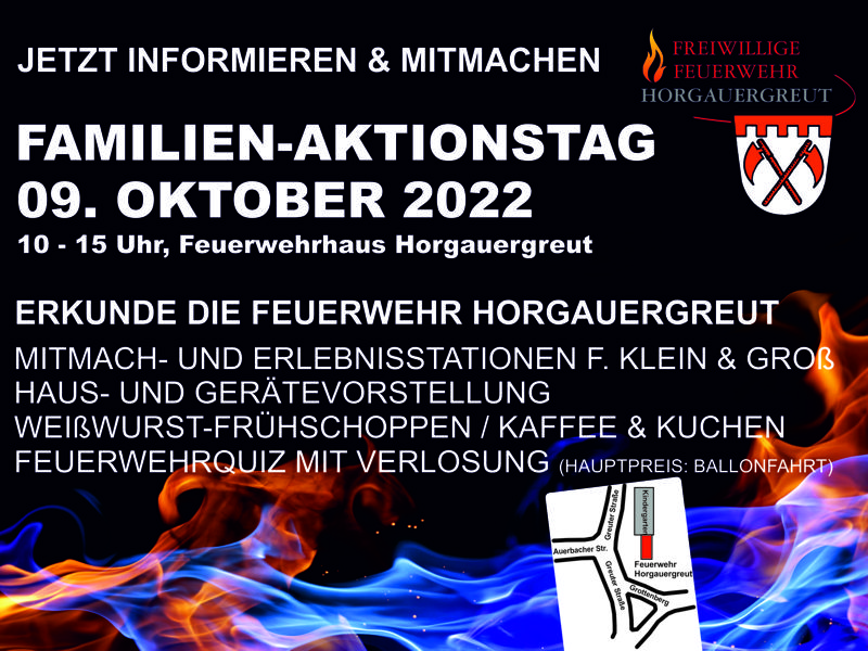 Flyer Familen-Aktionstag